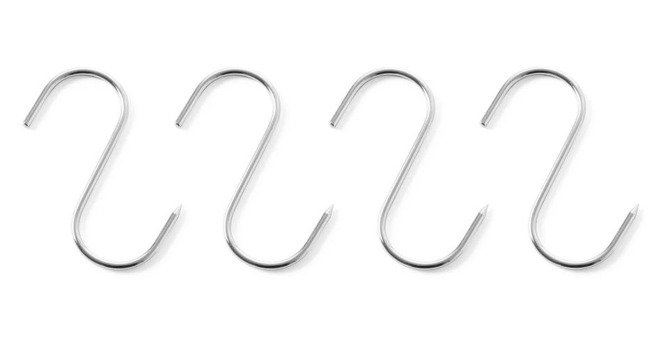 HENDI rozsdamentes húskampó – 90 × 4 mm, 4 db/csomag