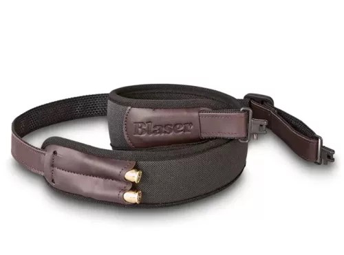 Blaser fegyverszíj – antracit neoprén, szíjkengyellel – 1. kép