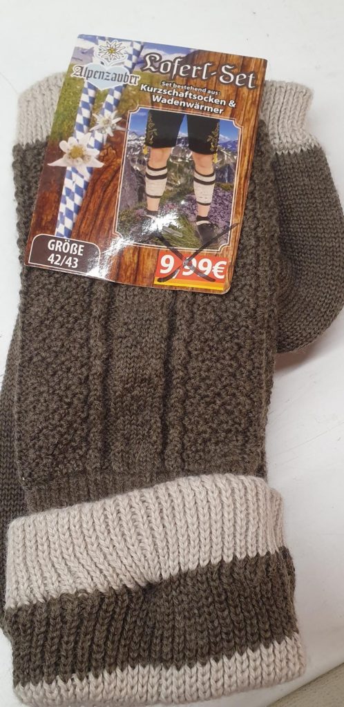 Kötött férfi zokni – 3. kép